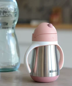 Clearance Tasse Paille Inox 250 Ml Old Pink Couverts, Vaisselle Et Bavoirs